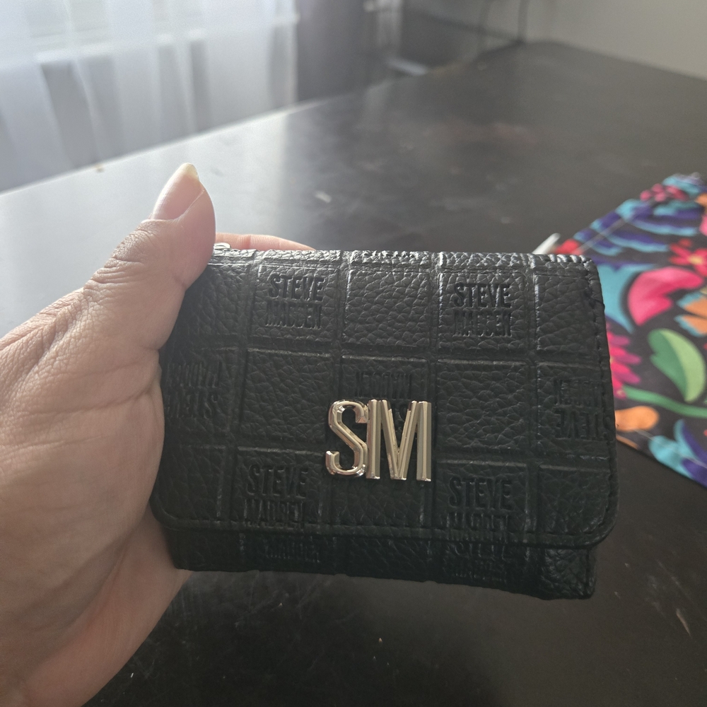 Steve Madden Black Wallet
